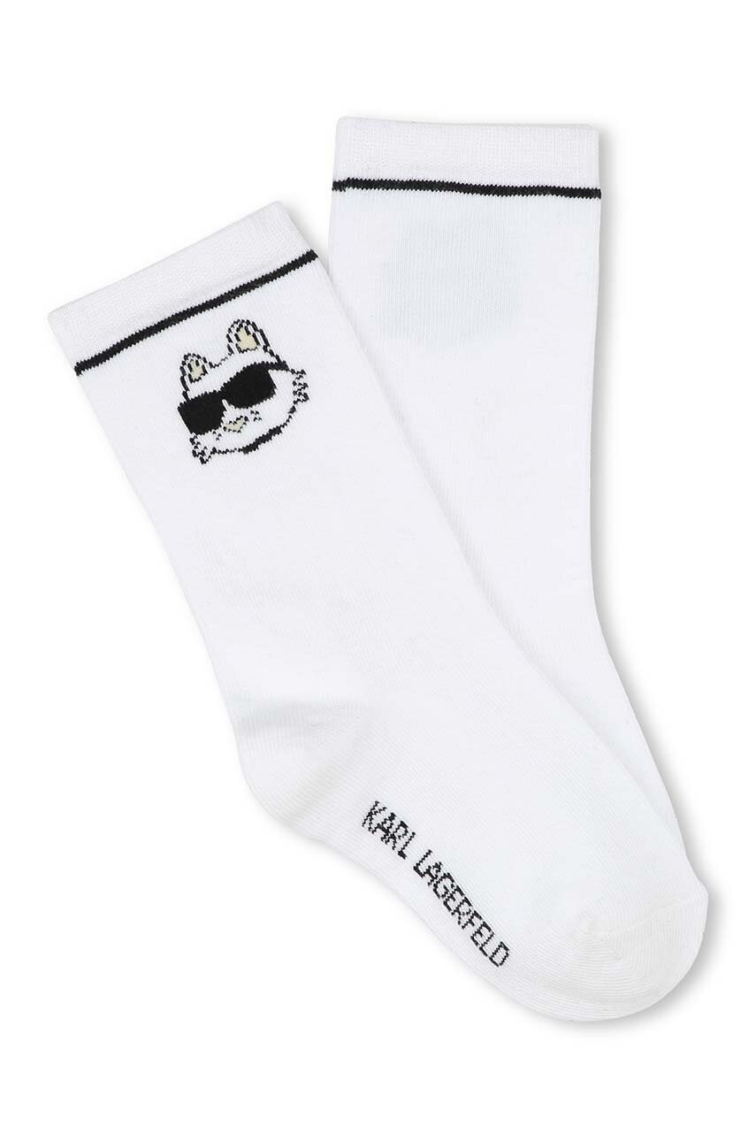 

Детски чорапи Karl Lagerfeld (2 чифта) в бяло Z30348, Бял