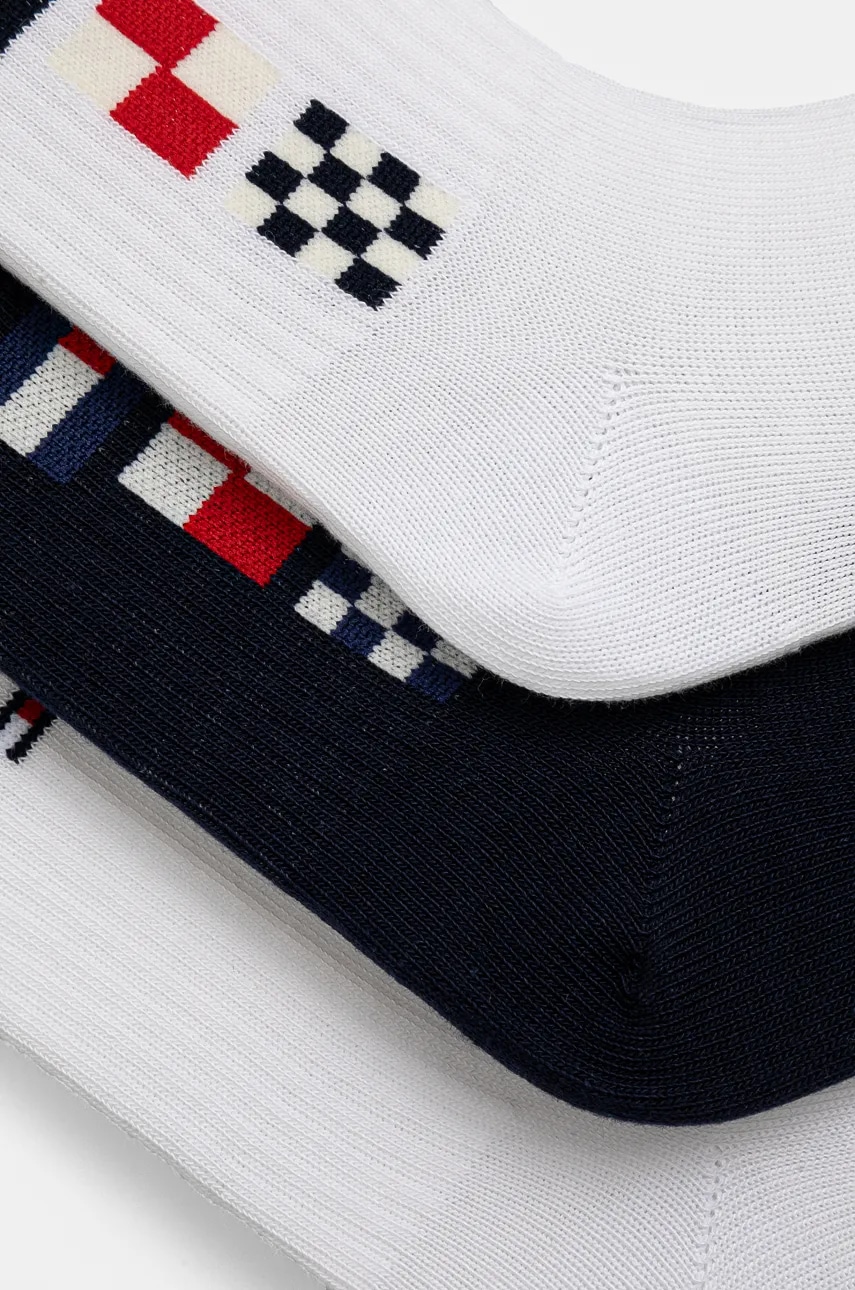 Детские носки Tommy Hilfiger 3 шт цвет белый 701229870 Детские носки Tommy Hilfiger 3 шт цвет белый 701229870