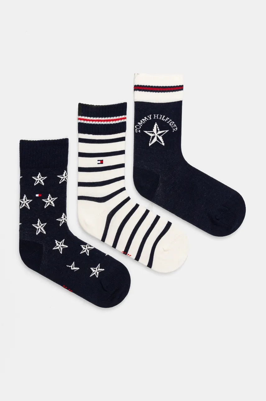 

Детски чорапи Tommy Hilfiger (3 чифта) в тъмносиньо 701229875, Тъмносин