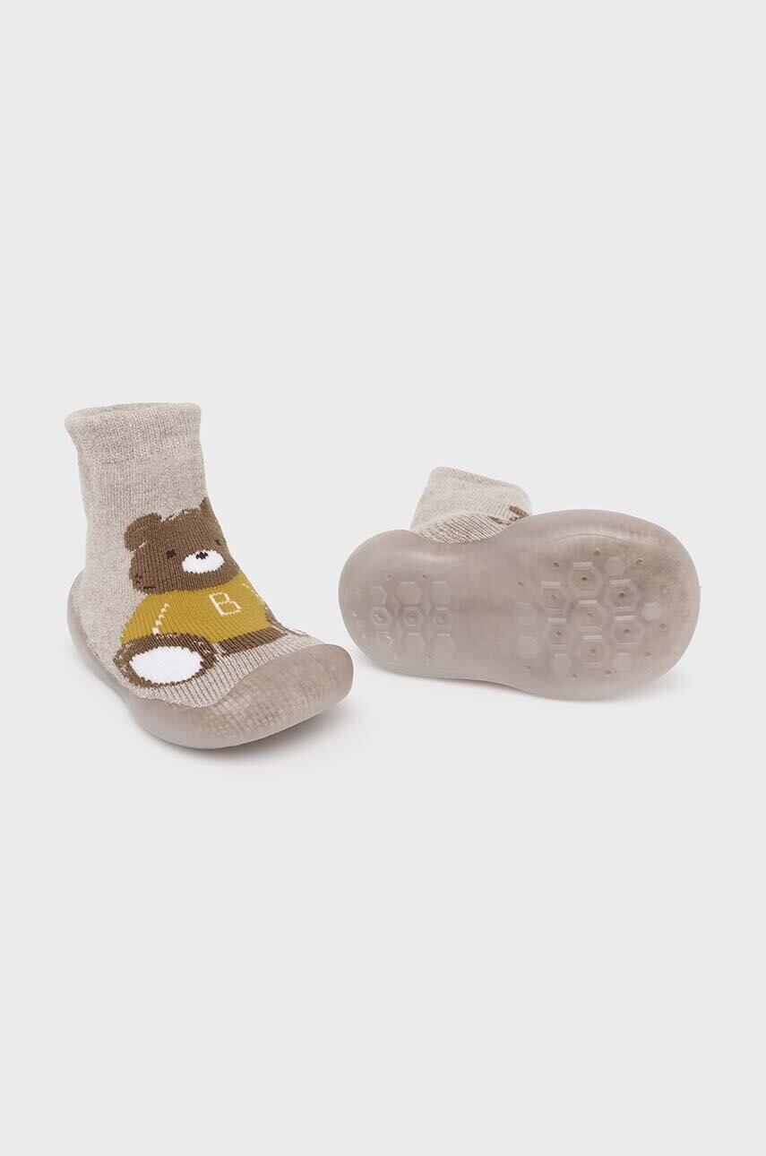 Mayoral Newborn sosete bebe culoarea gri, 9781