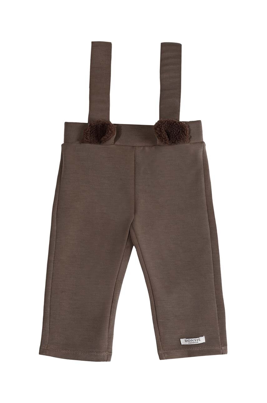 Леггинсы для младенцев Donsje Sieffi Leggings Bear цвет коричневый однотонные 3034601