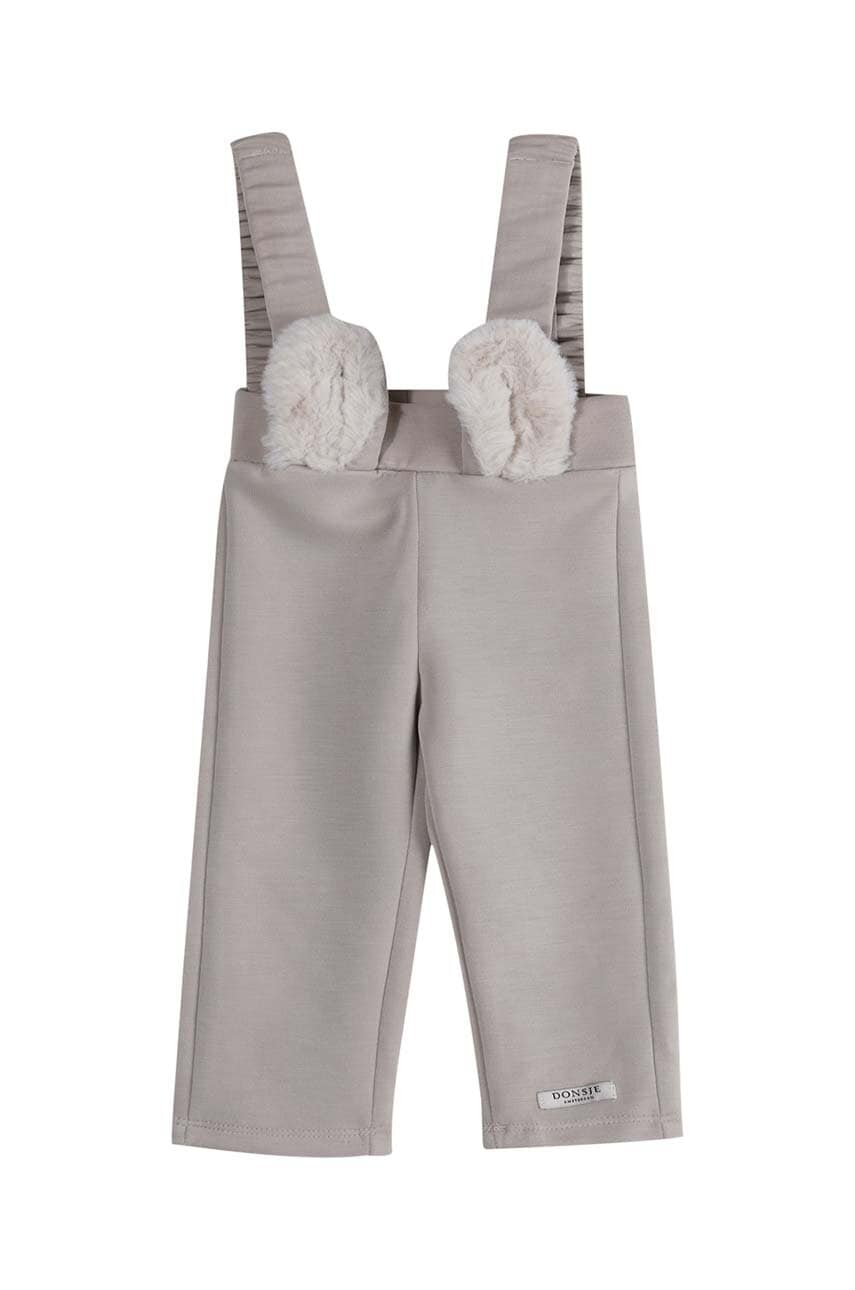 Легінси для немовлят Donsje Sieffi Leggings Bunny колір бежевий однотонні 3034602