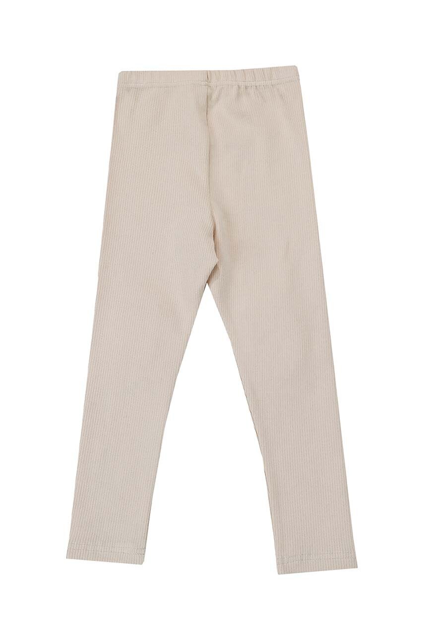 Легінси для немовлят Donsje Keene Leggings колір бежевий однотонні 4054300
