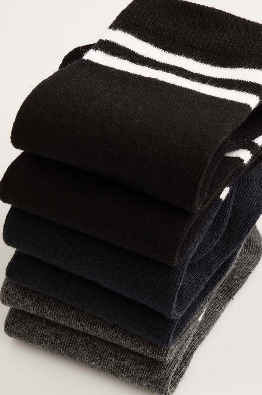 Детские носки Coccodrillo 3 шт цвет чёрный BASIC SOCKS