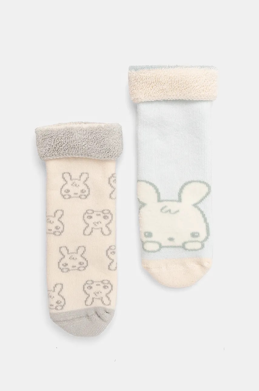 

Детски чорапи United Colors of Benetton (2 чифта) в бежово 6AO30703Q, Бежов