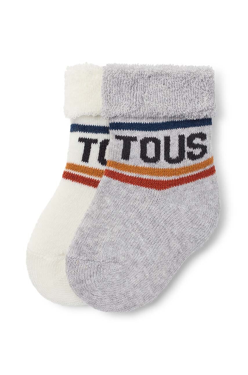 Levně Dětské ponožky Tous SSocks 2-pack šedá barva, SSocks.2102