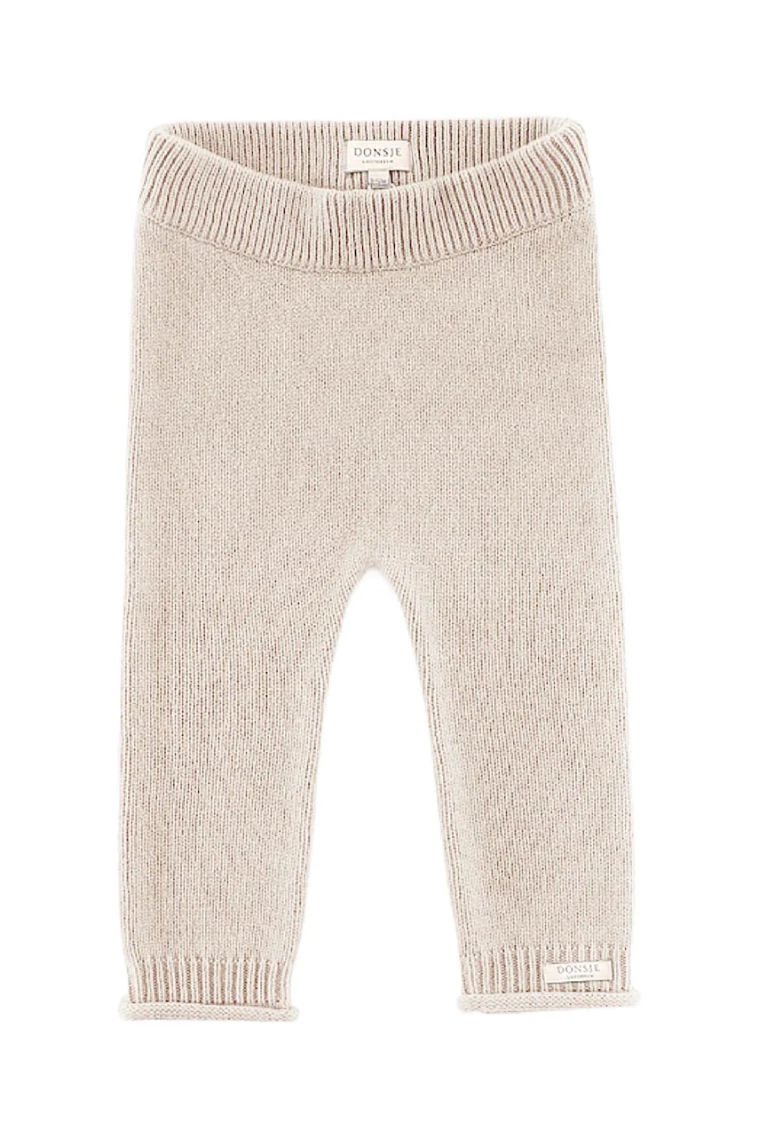 Donsje jambiere de lână pentru bebeluși Trig Merino Wool Trousers culoarea bej, neted, 3034800 Donsje jambiere de lână pentru bebeluși Trig Merino Wool Trousers culoarea bej, neted, 3034800