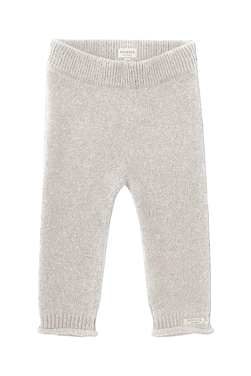 Donsje jambiere de lână pentru bebeluși Trig Merino Wool Trousers culoarea bej, neted, 3034800