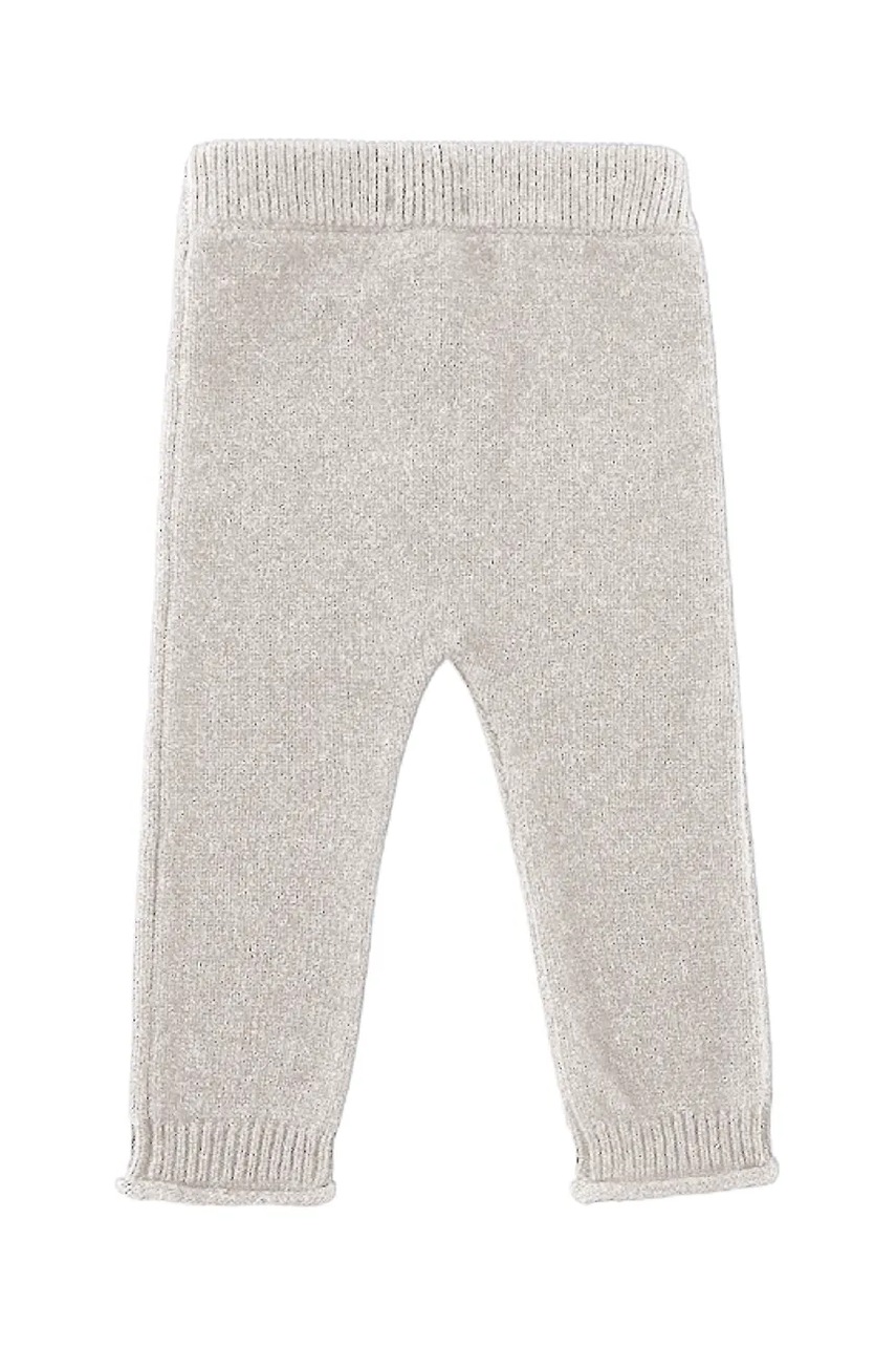 Детские шерстяные леггинсы Donsje Trig Merino Wool Trousers цвет бежевый однотонные 3034800