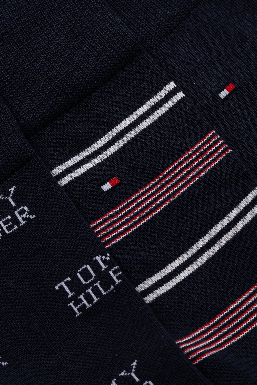 Tommy Hilfiger zokni 3 pár sötétkék, férfi, 101013215 termék 2. képe