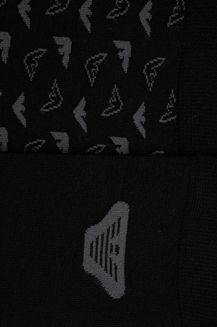 Носки Emporio Armani Underwear 2 шт мужские цвет чёрный 302302 4F280 Носки Emporio Armani Underwear 2 шт мужские цвет чёрный 302302 4F280