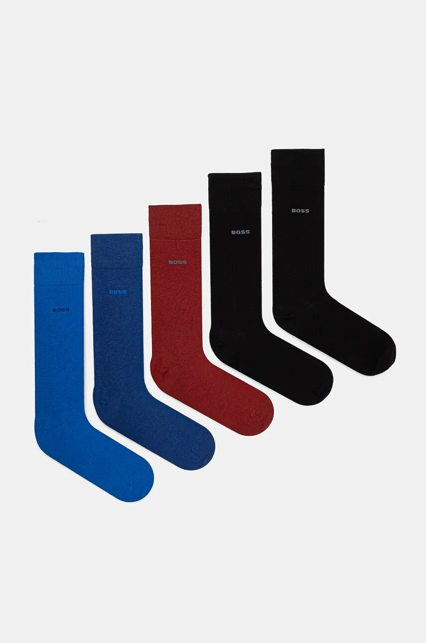Levně Ponožky BOSS 5-pack pánské, 50503575