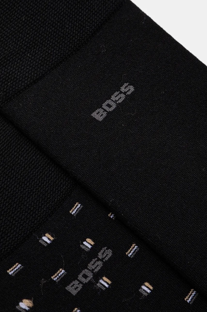 Носки BOSS 2 шт мужские цвет чёрный 50524282 Носки BOSS 2 шт мужские цвет чёрный 50524282