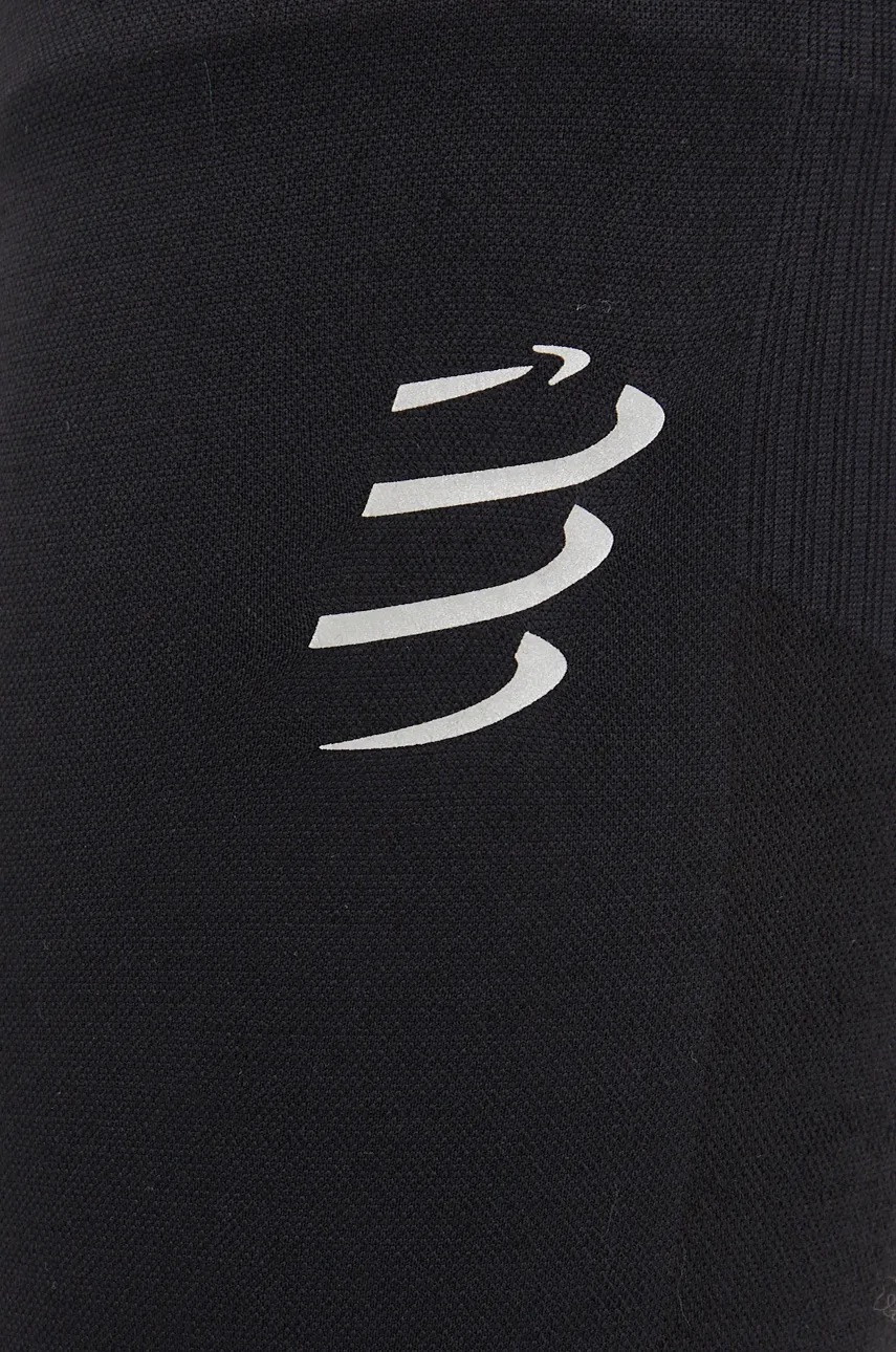 Κολάν για τρέξιμο Compressport Winter Running χρώμα: μαύρο, ATIM3249 φωτογραφία