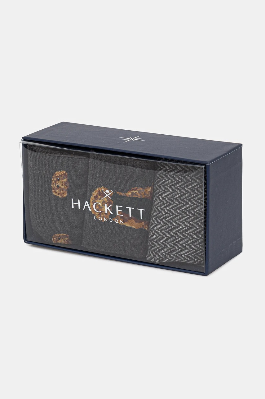 Hackett London zokni 3 pár szürke, férfi, HMU30095 termék 2. képe