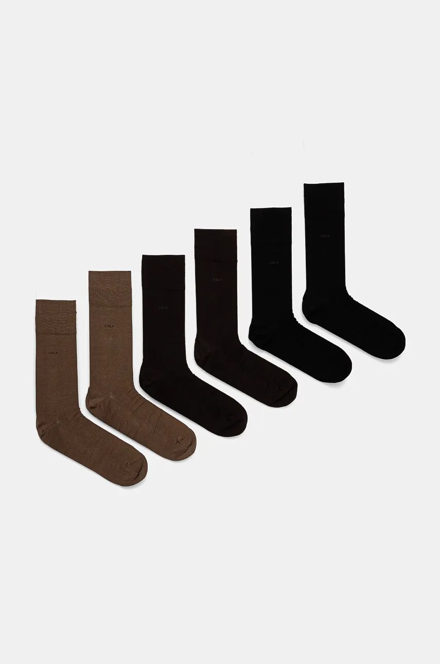 CDLP sosete 6-pack barbati, culoarea bej, MSO006122226