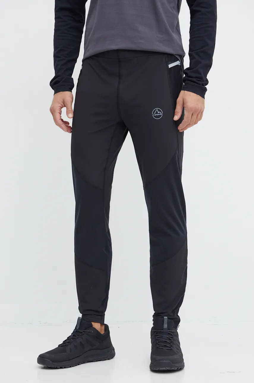 LA Sportiva leggins sport Primal barbati, culoarea negru, modelator, P40999907 LA Sportiva leggins sport Primal barbati, culoarea negru, modelator, P40999907