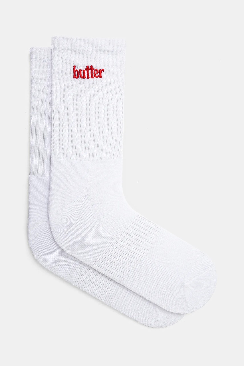 

Чорапи Butter Goods Basic Socks в бяло BG243910, Бял