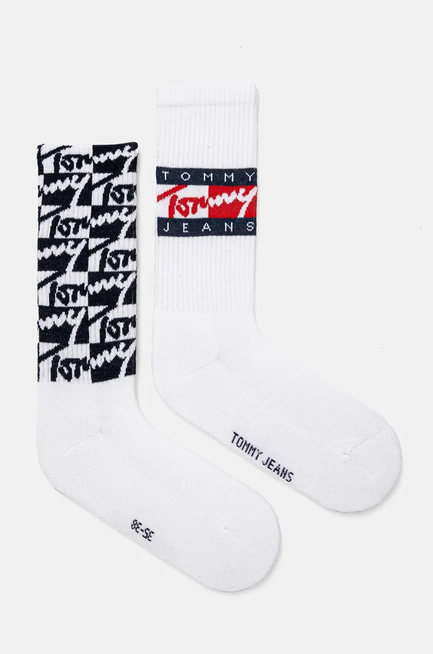 

Чорапи Tommy Jeans (2 чифта) в бяло 701229891, Бял