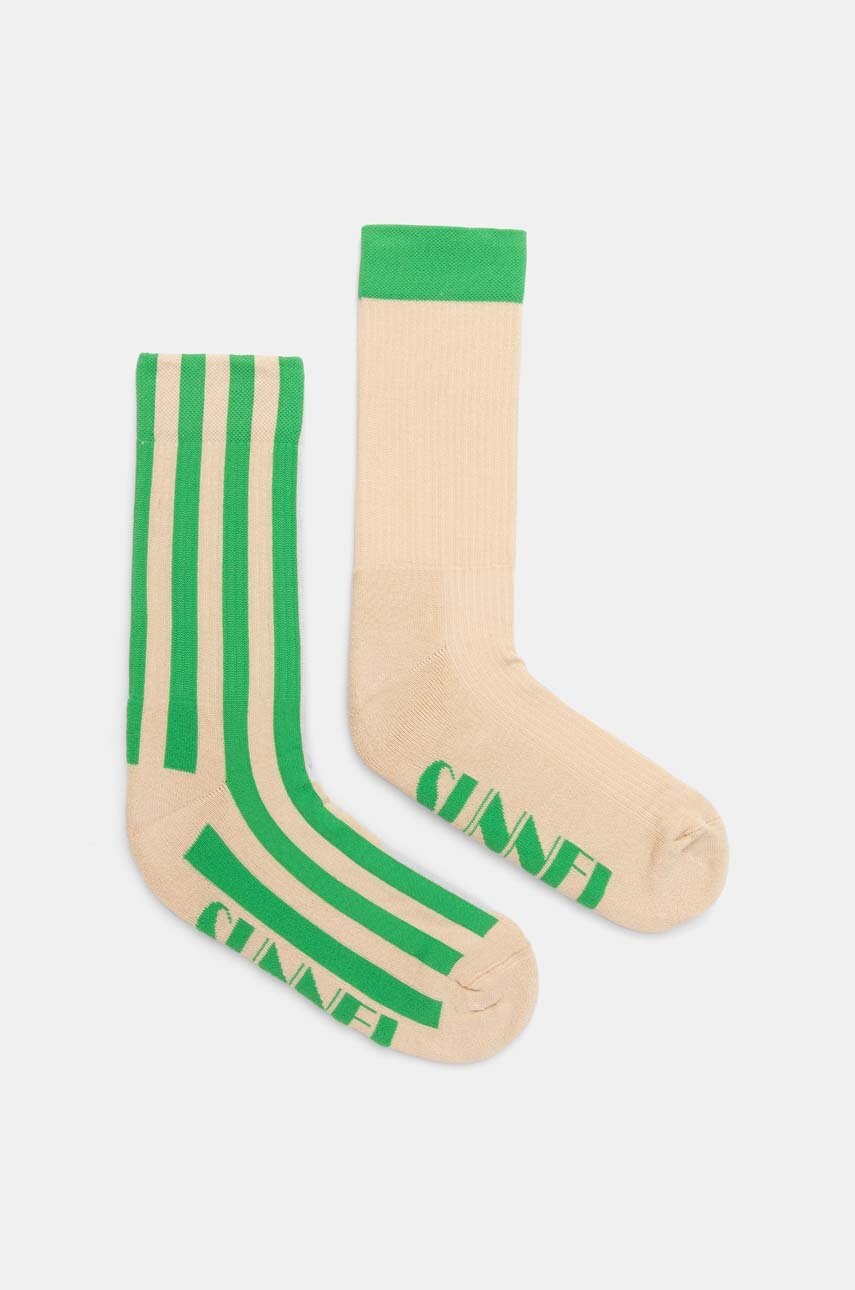 Sunnei sosete 2-pack culoarea bej, SACCXSAC001 Sunnei sosete 2-pack culoarea bej, SACCXSAC001