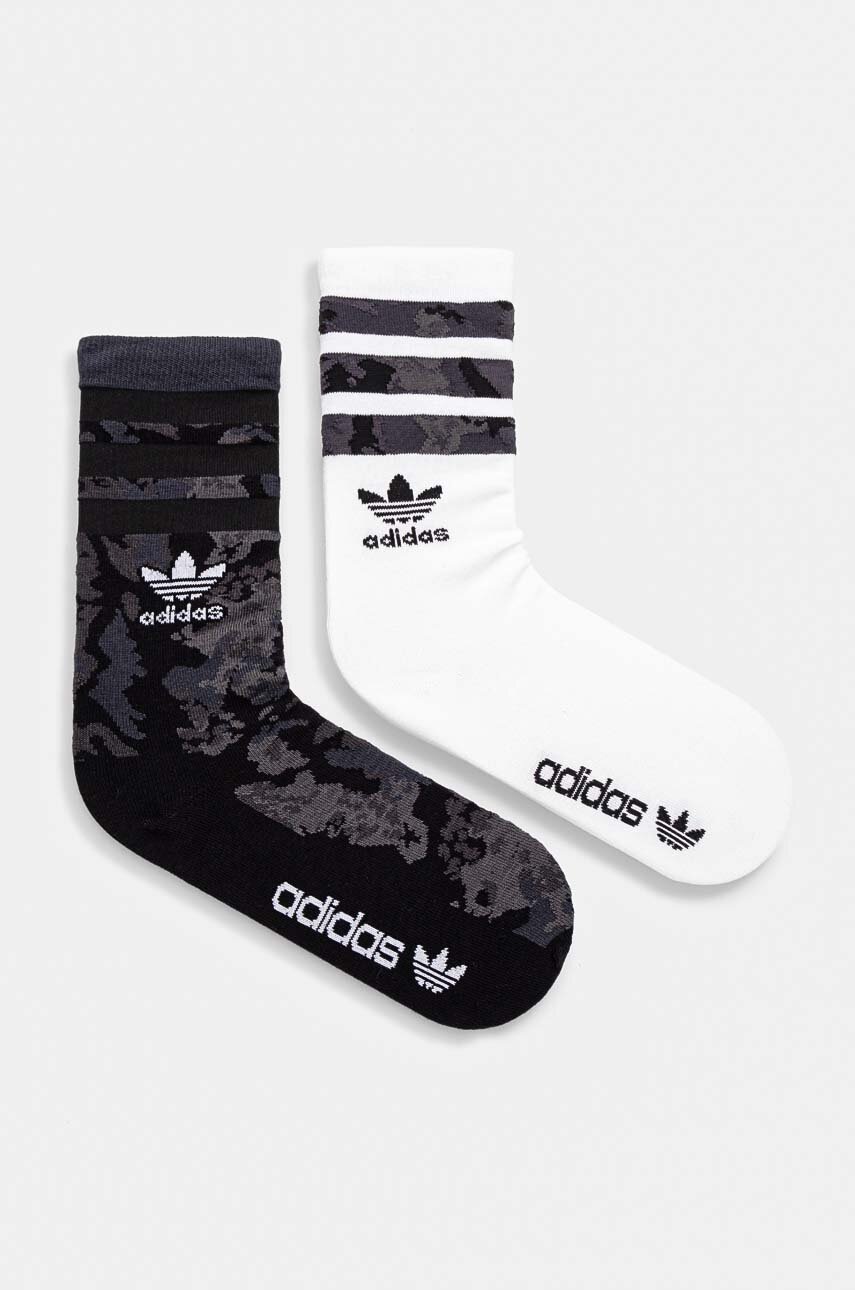 

Чорапи adidas Originals (2 чифта) в черно IU0185, Черен