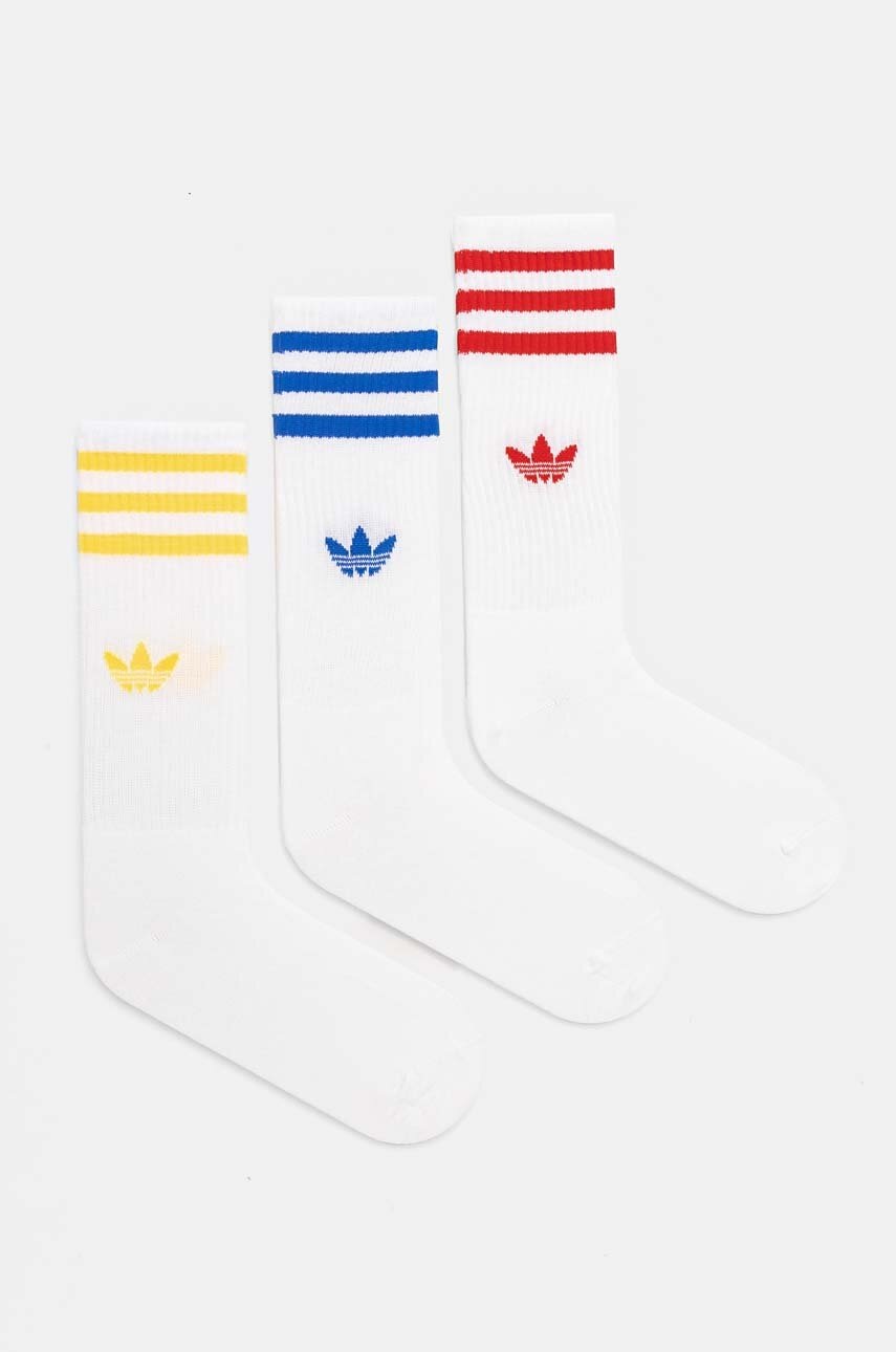 

Чорапи adidas Originals (3 чифта) в бяло IX7504, Бял