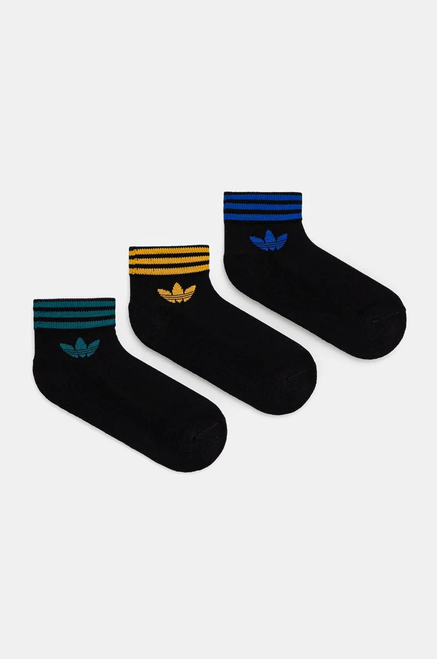 adidas Originals sosete 3-pack culoarea negru, IX7519