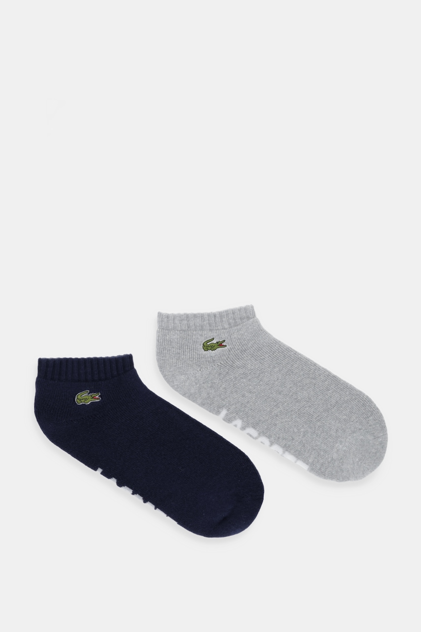 Lacoste șosete 2-pack culoarea gri, RA2653