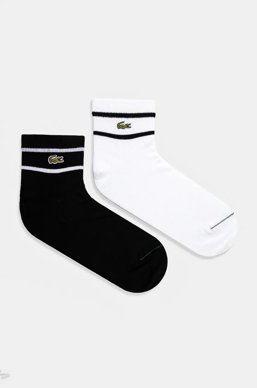 Lacoste șosete 2-pack culoarea negru, RA2932