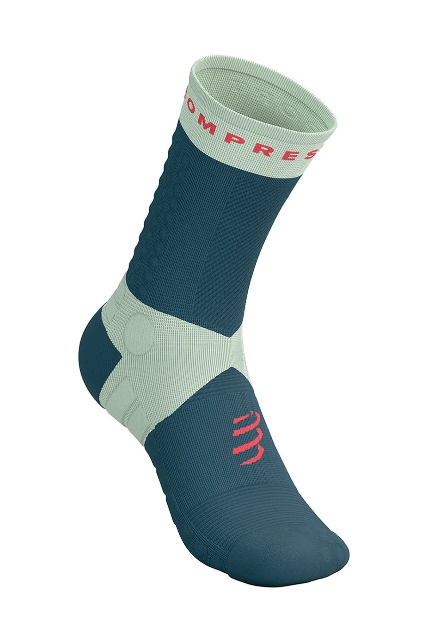 Носки Compressport Ultra Trail Socks V2.0 цвет бирюзовый SQTU3556
