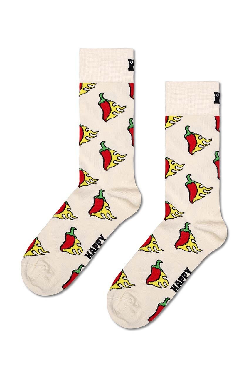 

Чорапи Happy Socks Hot Chili Sock в бяло P001867, Бял