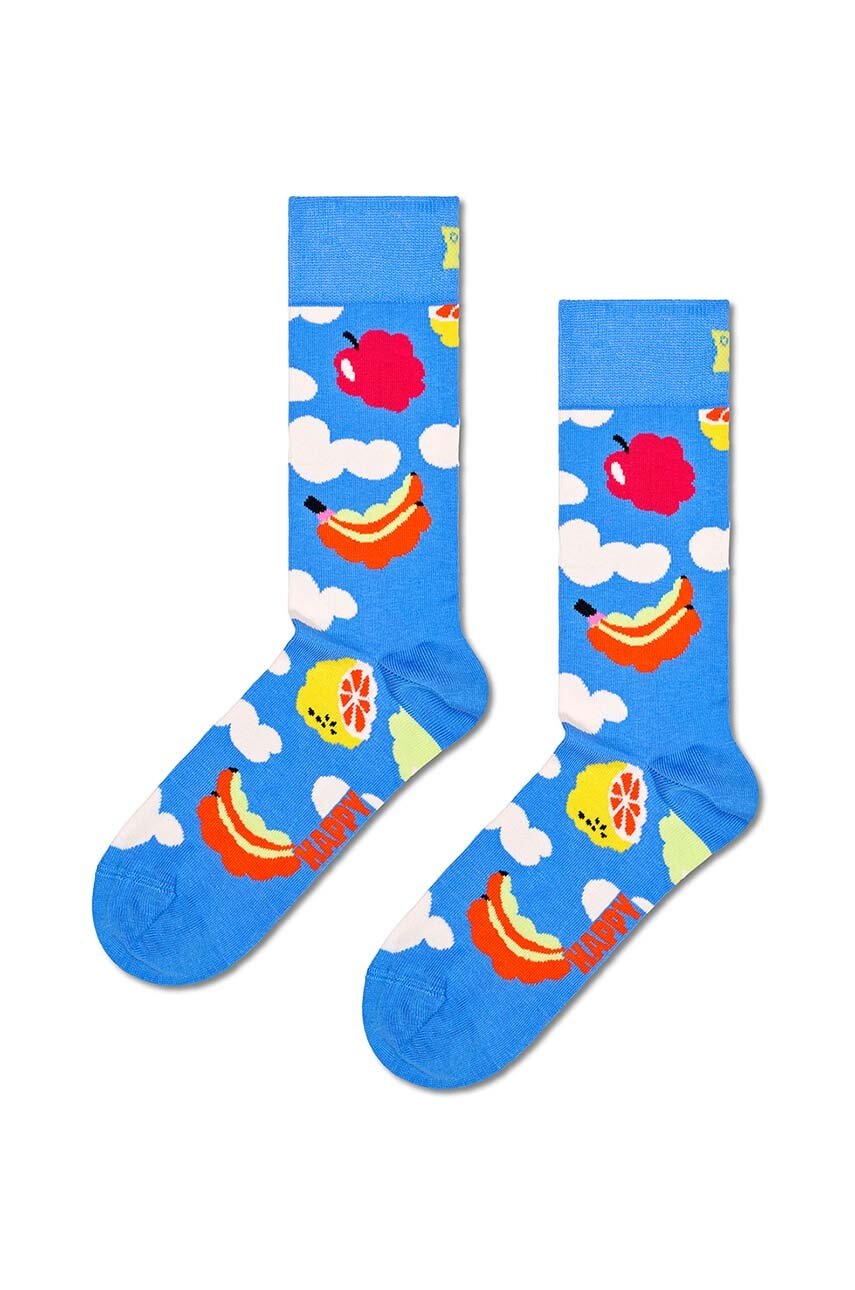 

Чорапи Happy Socks Cloudy Fruit Sock в синьо P001551, Син