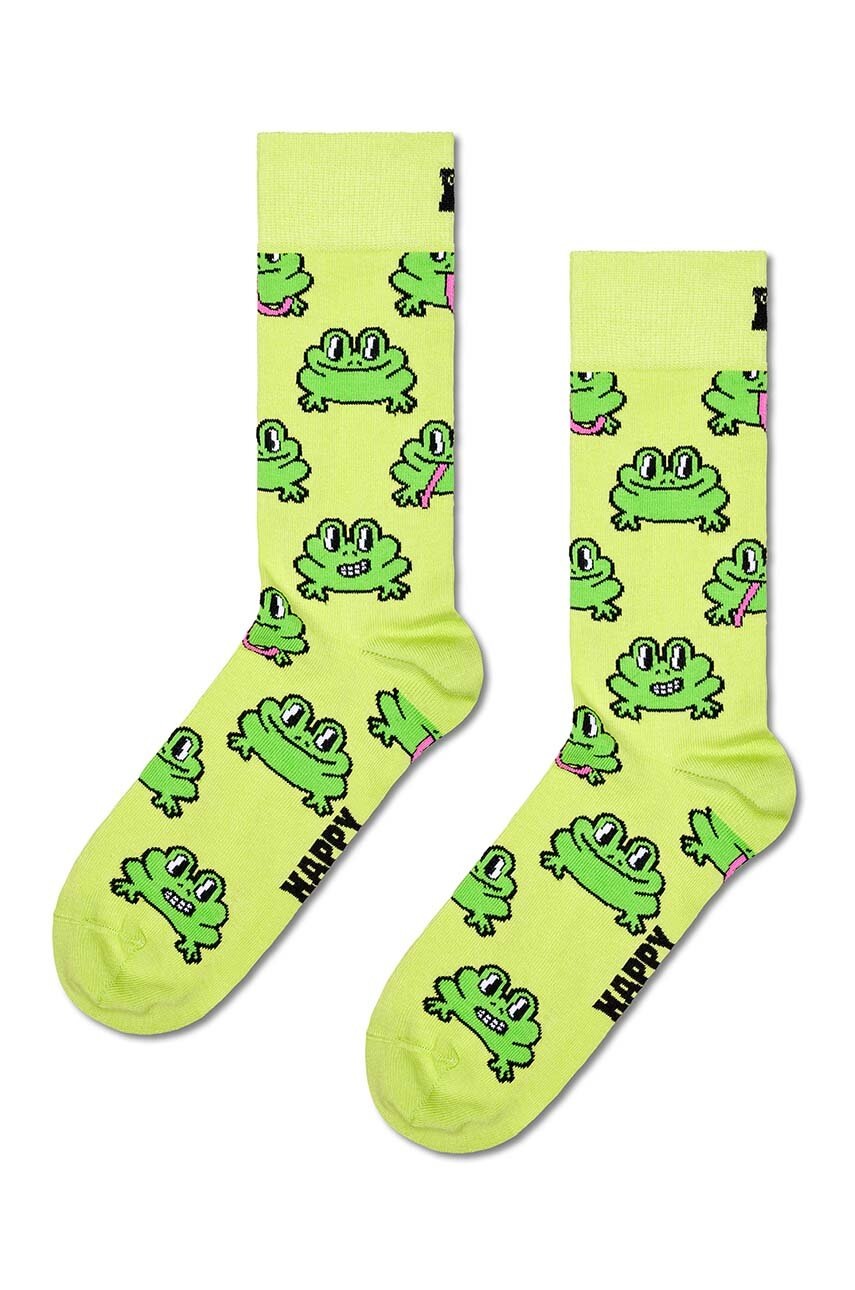 

Чорапи Happy Socks Frog Sock в зелено P001863, Зелен
