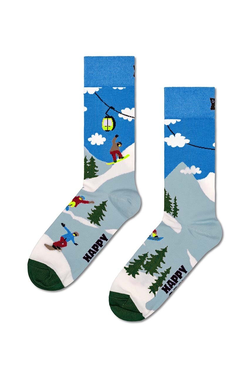

Чорапи Happy Socks Snowboard Sock в синьо P001511, Син