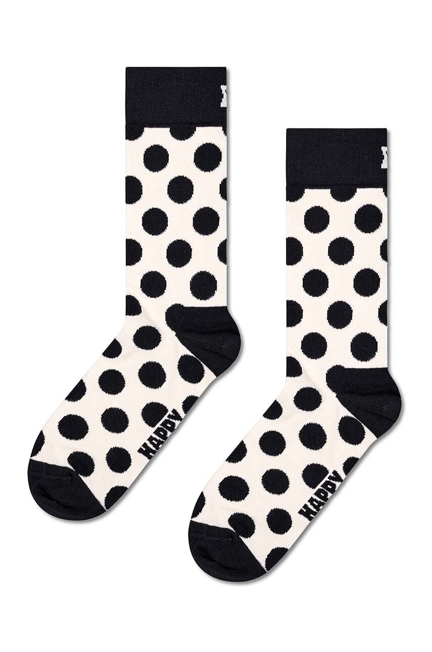 

Чорапи Happy Socks Big Dot Sock в бяло P001587, Бял