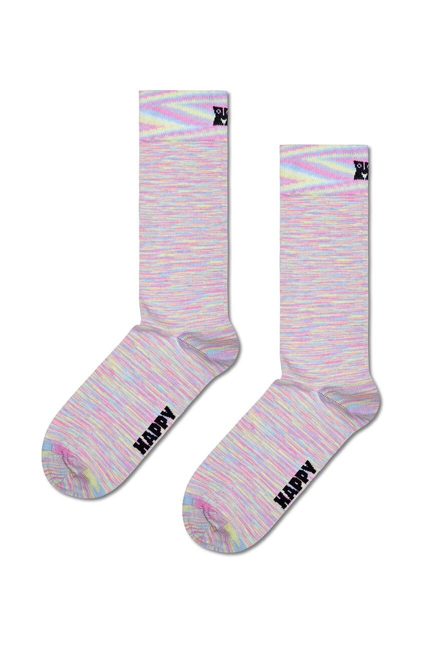 

Чорапи Happy Socks Solid Space Sock в розово P001864, Розов