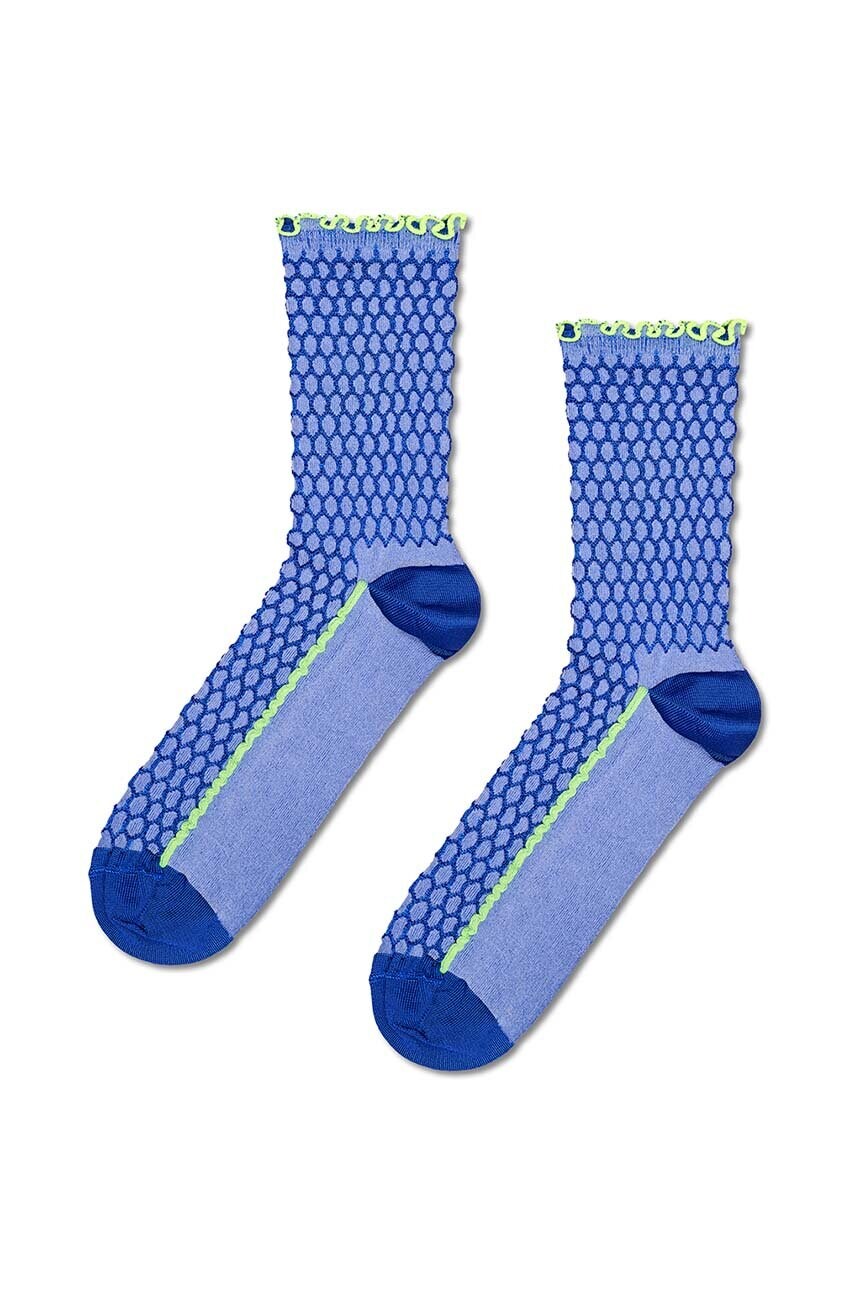 

Чорапи Happy Socks Structure Slinky Sock в синьо P001537, Син