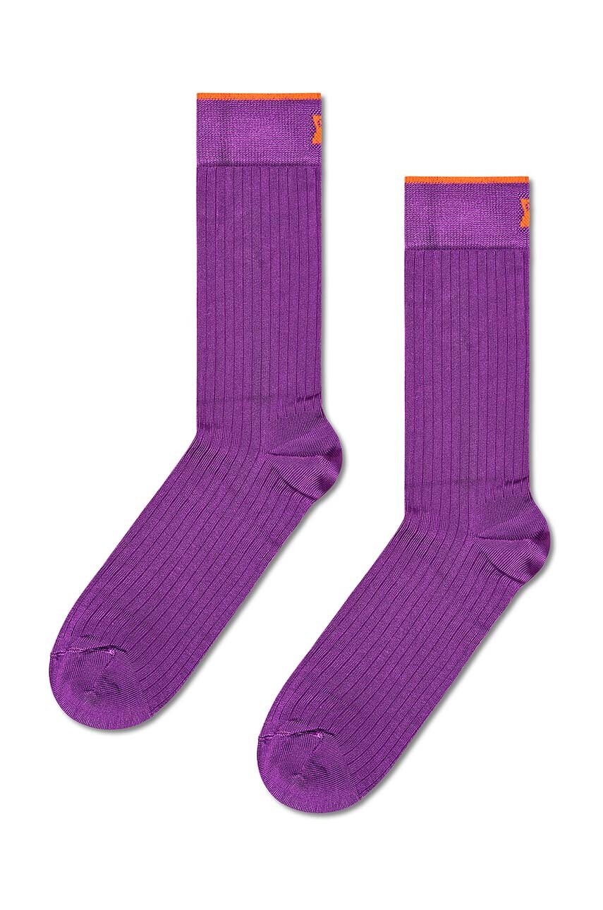 

Чорапи Happy Socks Slinky Sock в лилаво P001564, Виолетов
