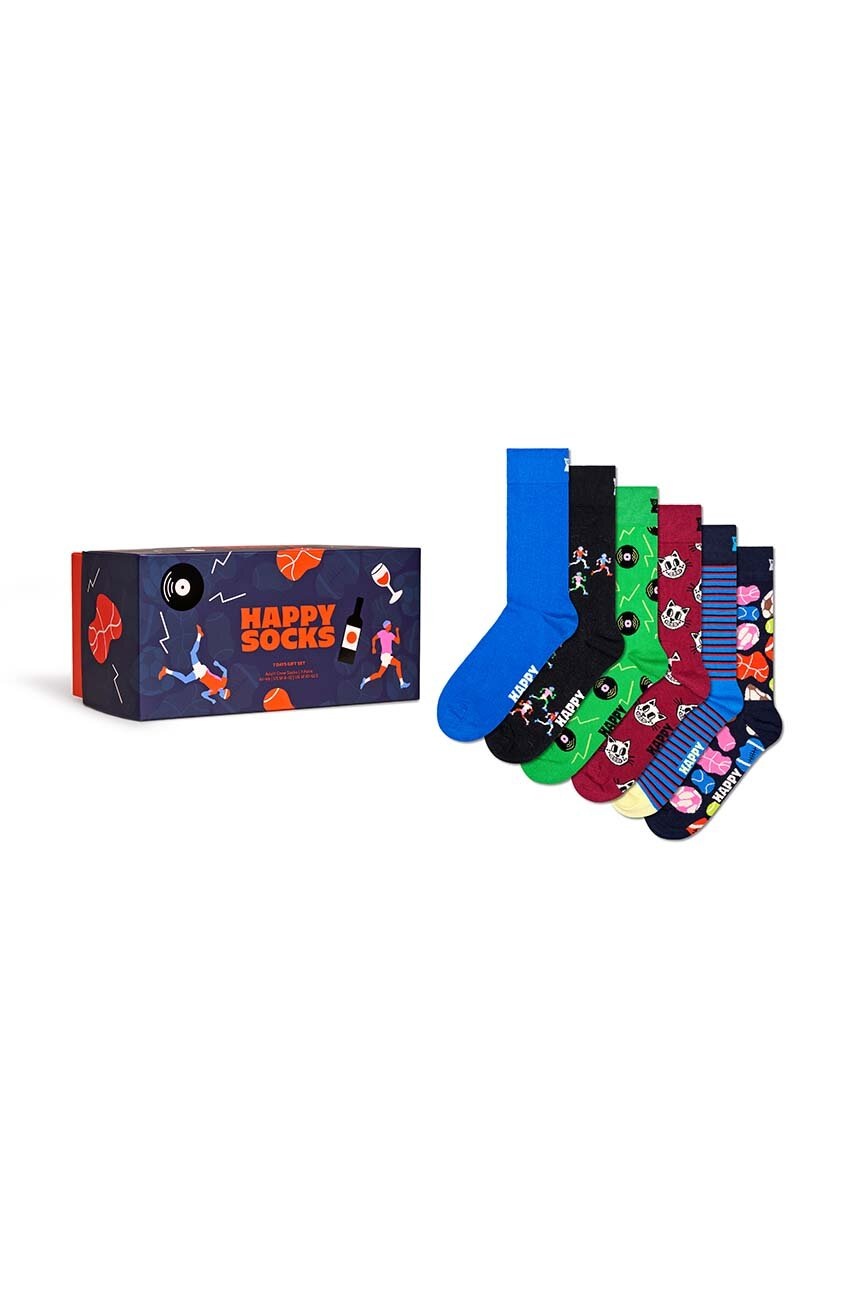 

Чорапи Happy Socks 7-Pack 7 Days Gift Set P001726, Многоцветен