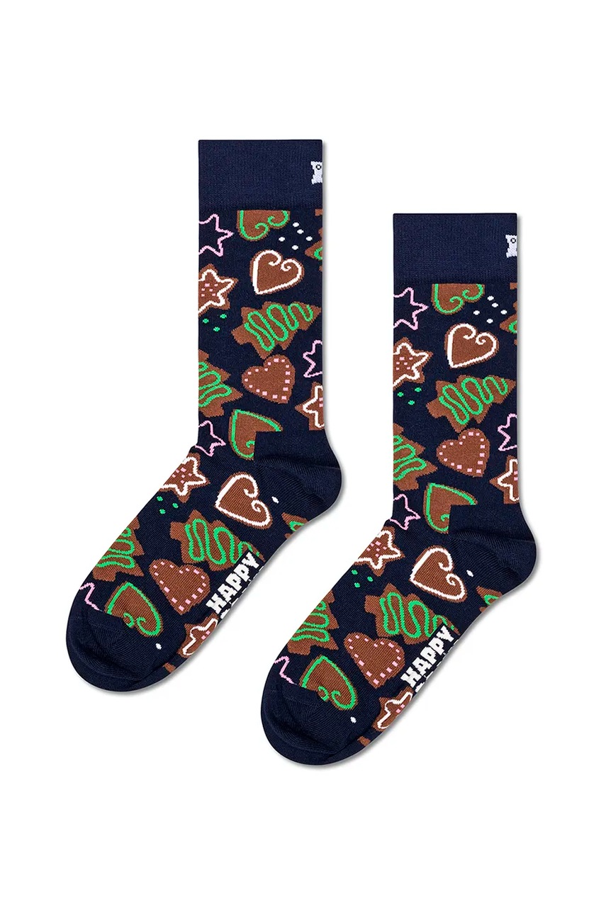 

Чорапи Happy Socks Gingerbread Cookies в тъмносиньо P002055, Тъмносин