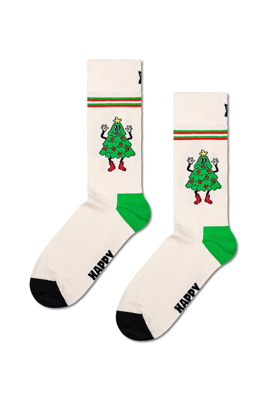 

Чорапи Happy Socks в бяло P001874, Бял