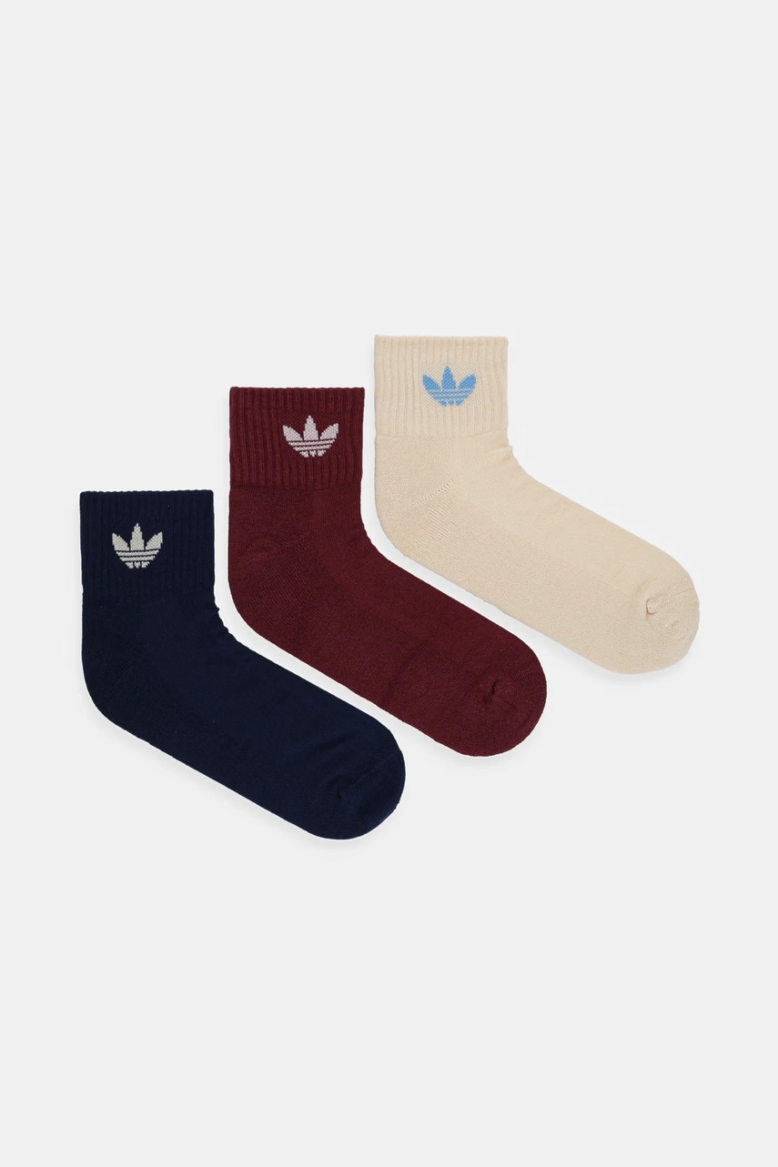 

Чорапи adidas Originals (3 чифта) в бордо IX5239