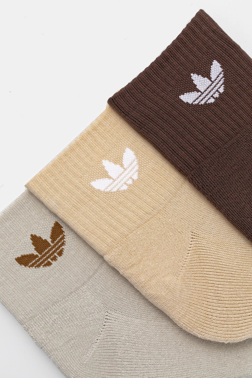 Носки adidas Originals 6 шт цвет бежевый IX5278 Носки adidas Originals 6 шт цвет бежевый IX5278