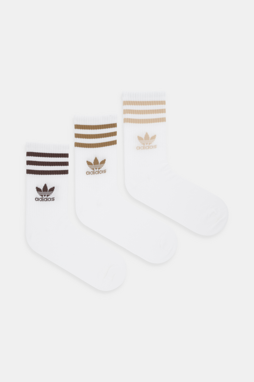 

Чорапи adidas Originals (3 чифта) в бяло IX7513, Бял