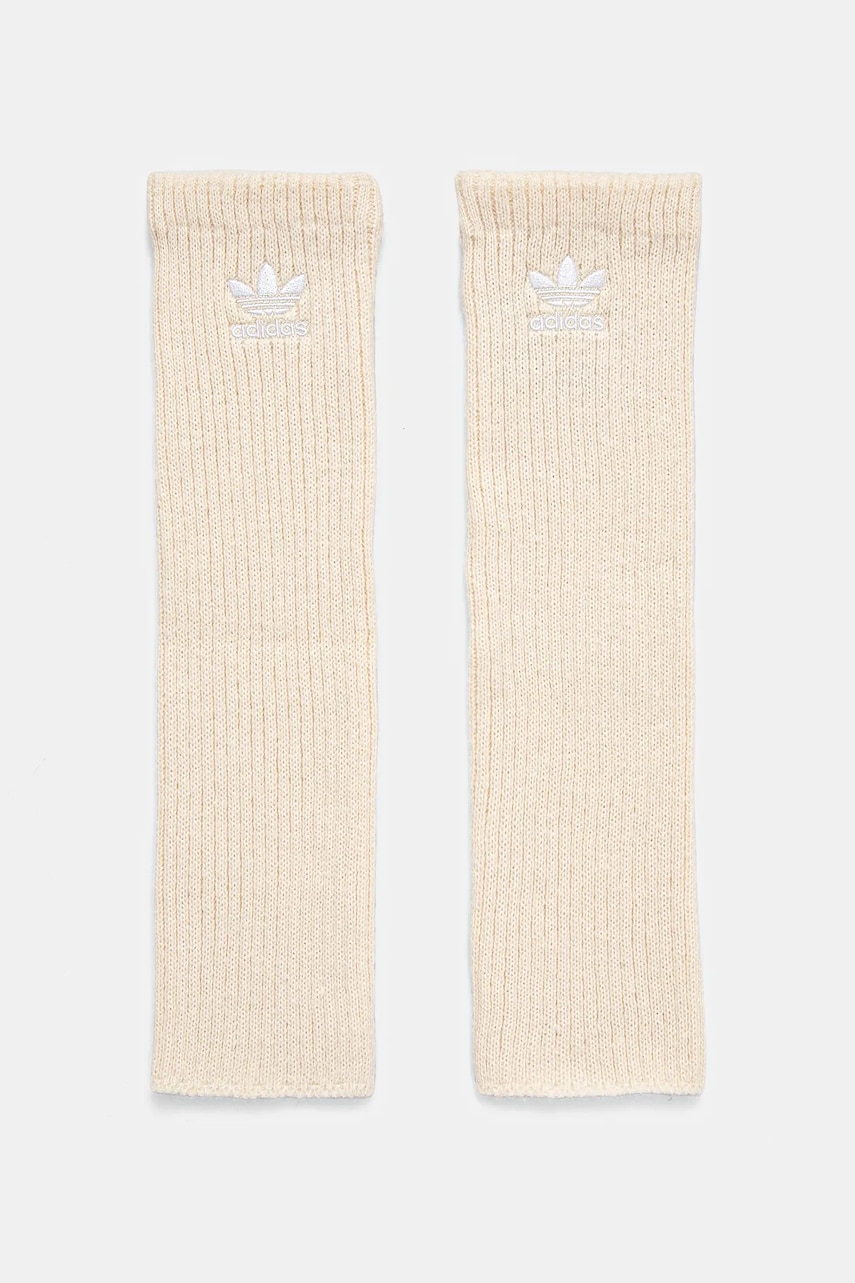 Levně Návleky na nohy adidas Originals béžová barva, IY4643