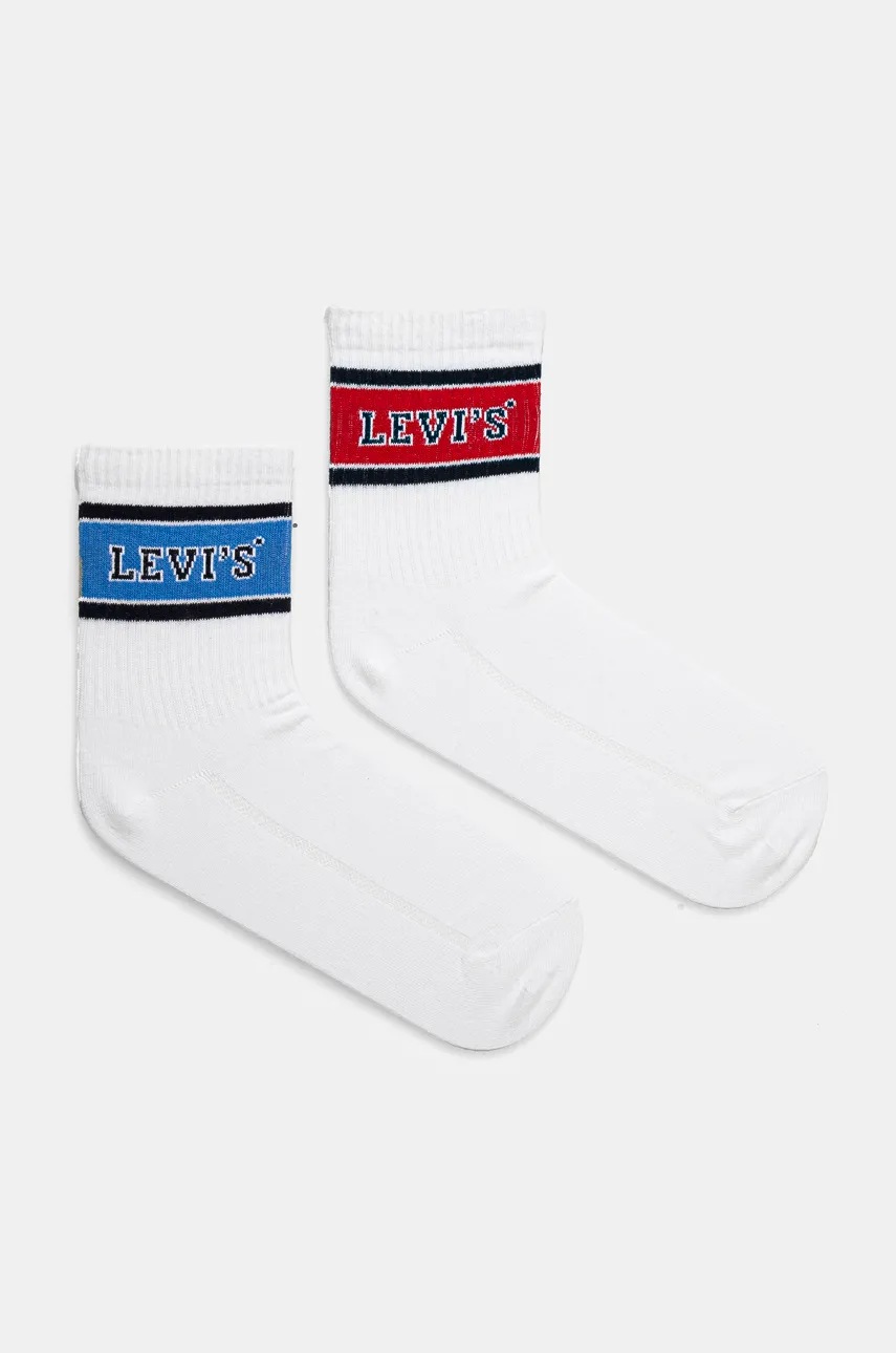 

Чорапи Levi's (2 чифта) в бяло 37157-1150, Бял