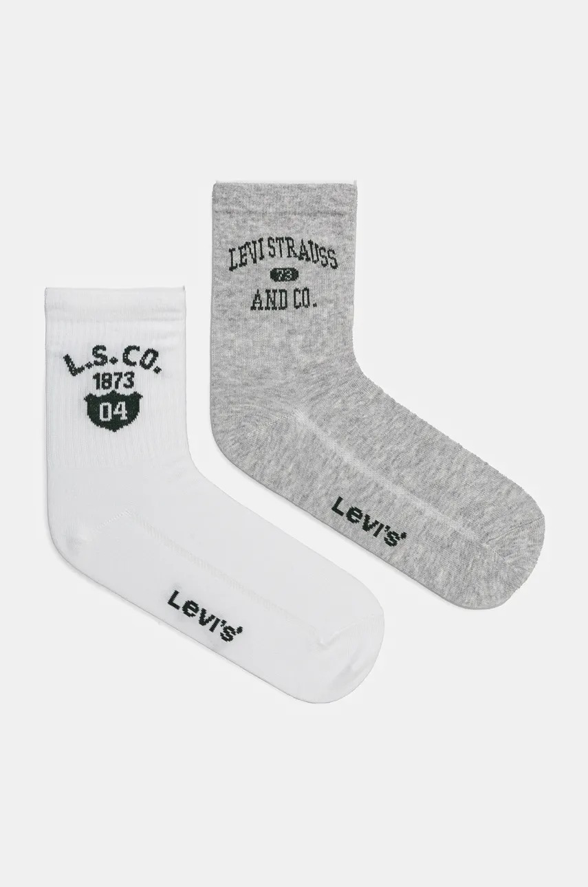 

Чорапи Levi's (2 чифта) в бяло 37157-1173, Бял