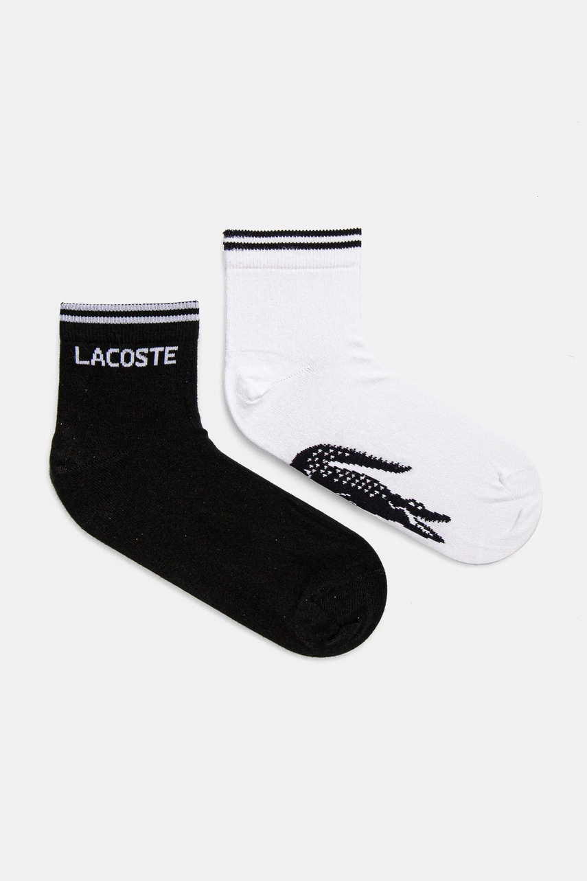 

Чорапи Lacoste (2 чифта) в черно RA4187, Черен