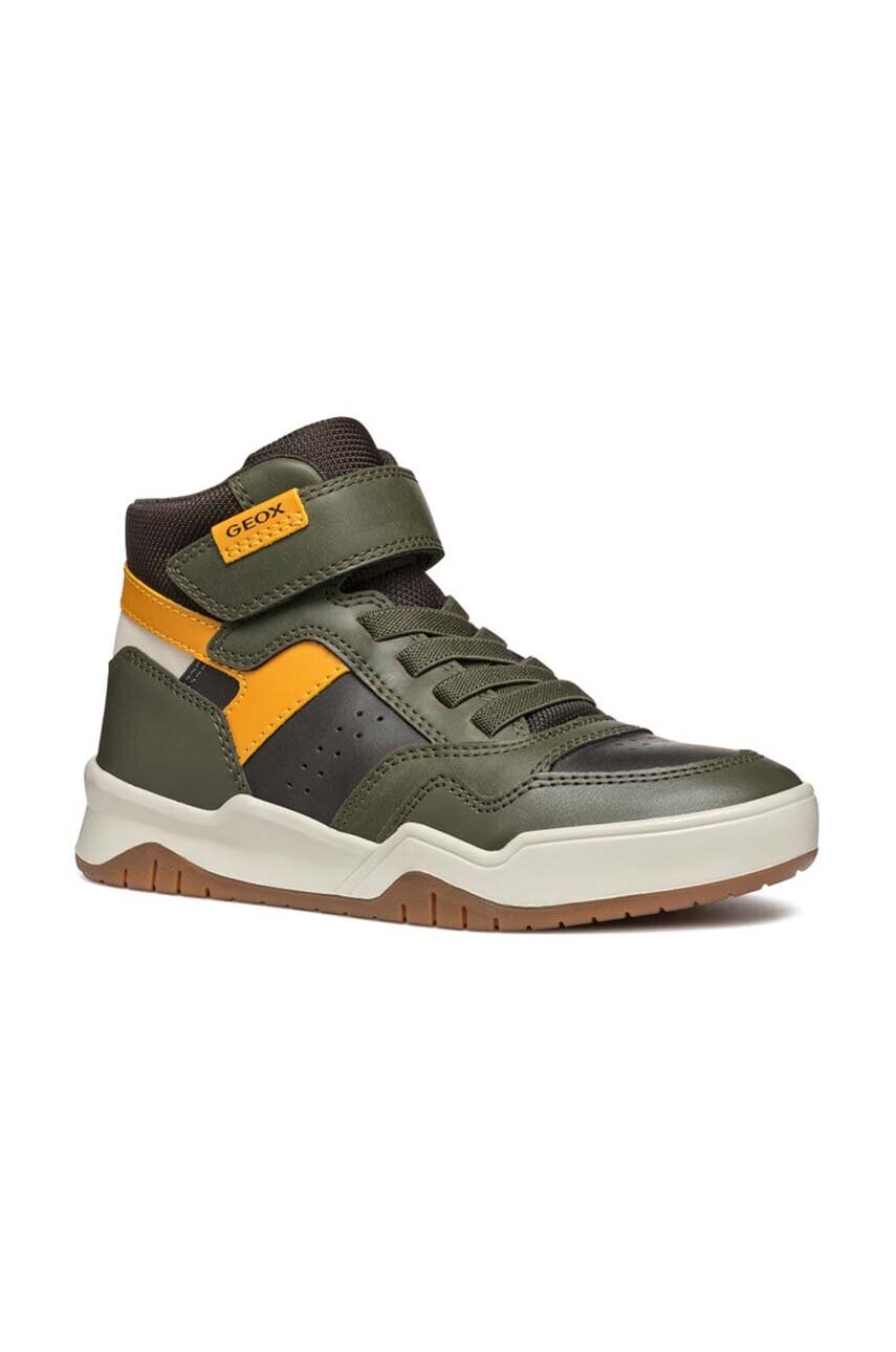 Geox Adidasi pentru copii PERTH culoarea verde, J367RF.0MEFU