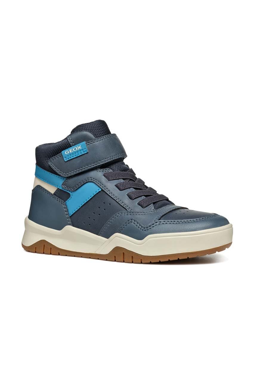 Geox Adidasi pentru copii PERTH culoarea negru, J367RF.0MEFU